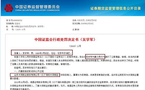 根据行政处罚决定书，内幕信息是“太阳纸业正在筹划相关非公开发行股票事宜”。该信息具体形成过程如下：