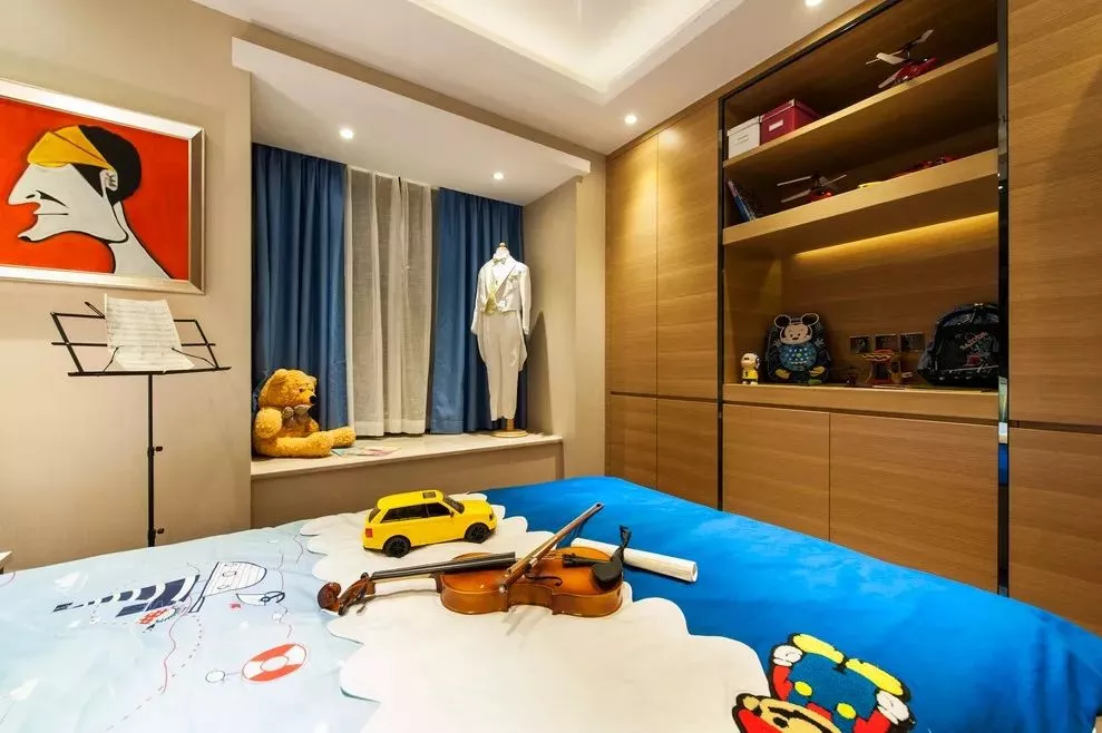 34款木色衣柜，实木或人造板都可以实现2.4