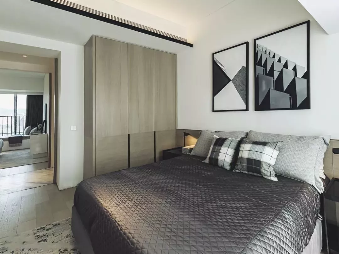 34款木色衣柜，实木或人造板都可以实现2.4