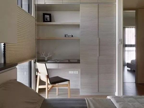 34款木色衣柜，实木或人造板都可以实现2.4