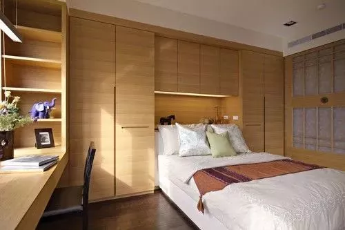 34款木色衣柜，实木或人造板都可以实现2.4