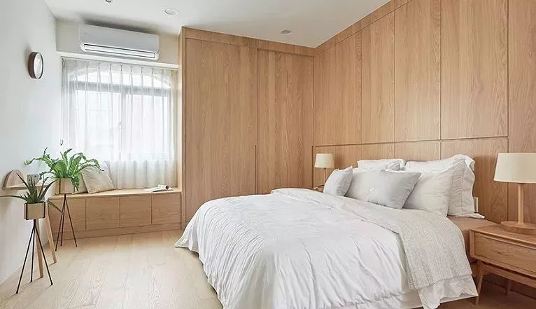 34款木色衣柜，实木或人造板都可以实现2.4