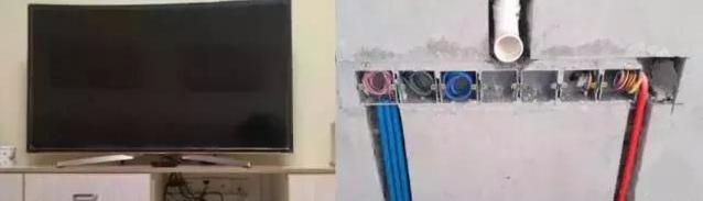 电视背景墙都流行这样风格，就是因为我家装早了，现在想砸了重装