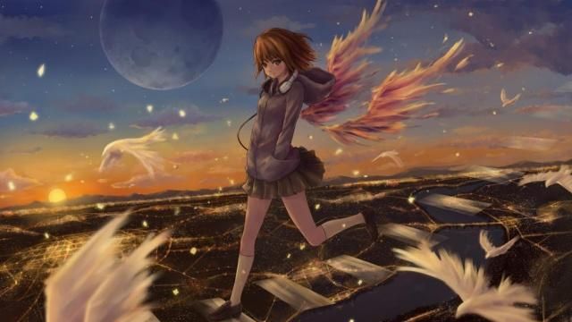 二次元壁纸欣赏，最后一张拥有双色眼睛的女孩好特别