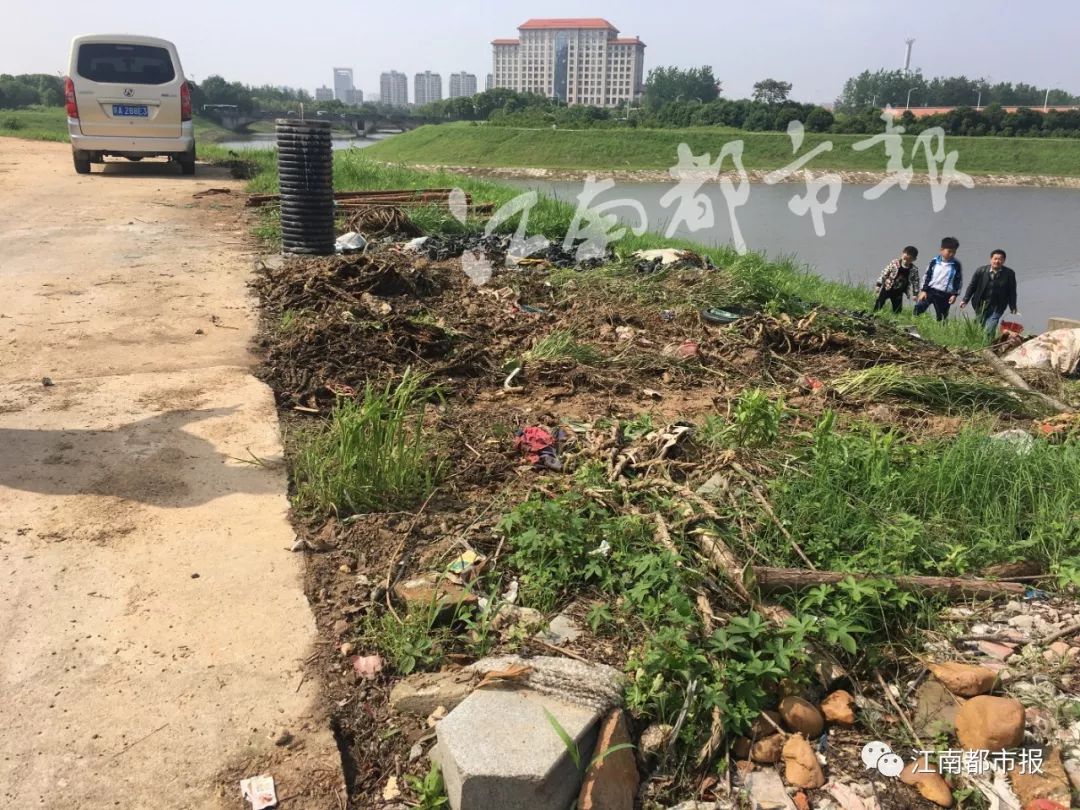 速看！南昌这条河一公里内竟是污泥遍地水发黑、连路灯护栏都没有……