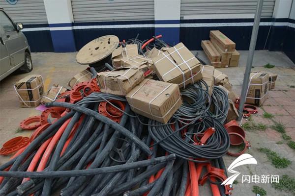 盗窃电缆近千米 涉案价值20万 寒亭警方侦破一起电缆被盗案