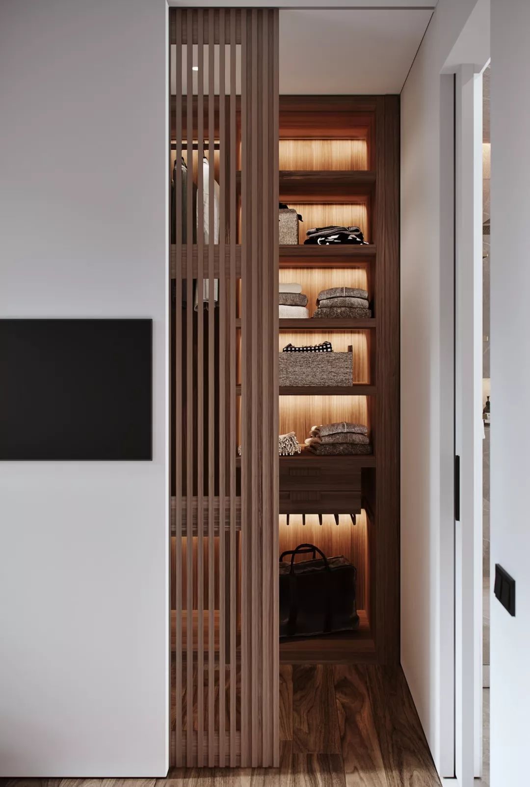 115㎡ 原木+大理石，让家更有质感