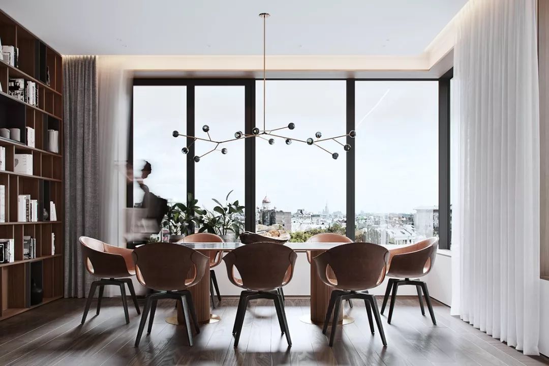 115㎡ 原木+大理石，让家更有质感