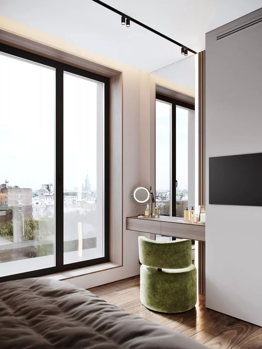 115㎡ 原木+大理石，让家更有质感