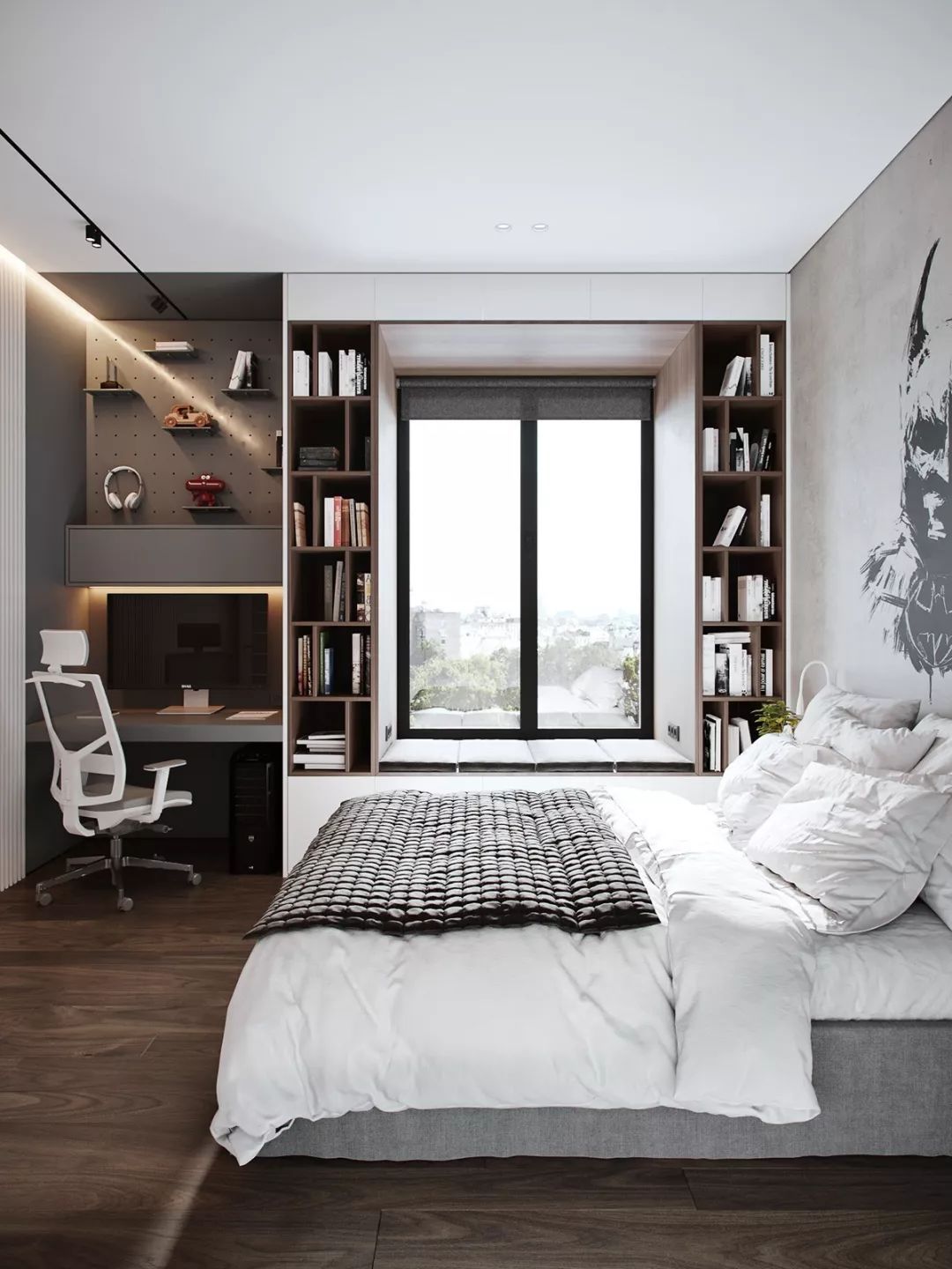 115㎡ 原木+大理石，让家更有质感