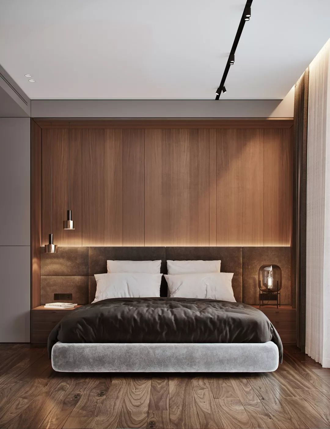 115㎡ 原木+大理石，让家更有质感