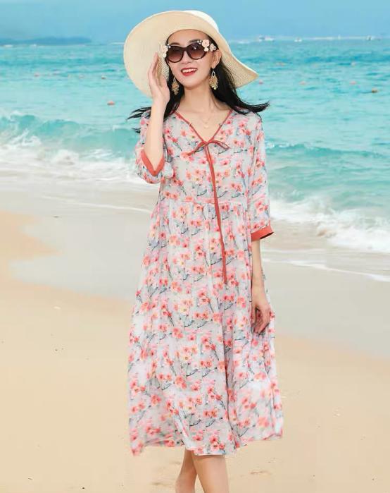 炎炎夏日,连衣裙就买这3种面料,夏天穿舒适凉快