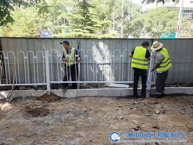 兰州轨道一号线沿线受损设施开始全面修复
