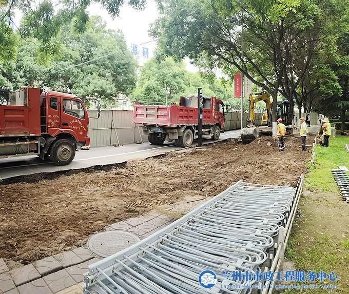 兰州轨道一号线沿线受损设施开始全面修复