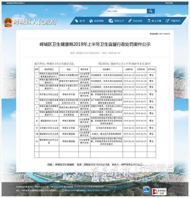 峄城这些餐具消毒配送中心未检验还没有日期