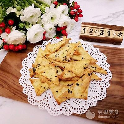 海苔肉松咸饼干，香甜可口，做法简单
