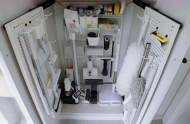 大型清洁工具和备用生活用品的集中收纳要点，你都知道多少？