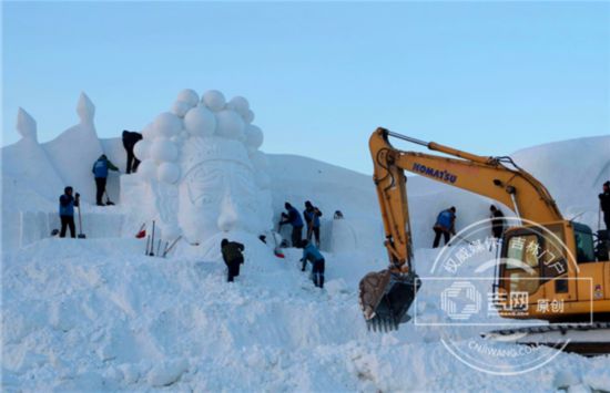 长春雕塑冰雪世界1月1日起正式试运营