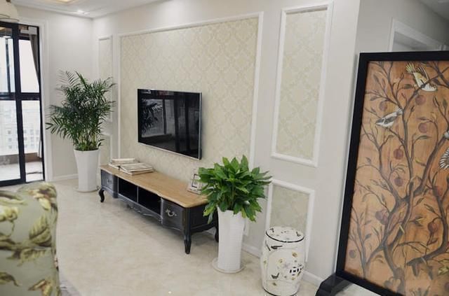 客厅电视墙不要装大理石了，年轻人用这种代替，好看又省钱