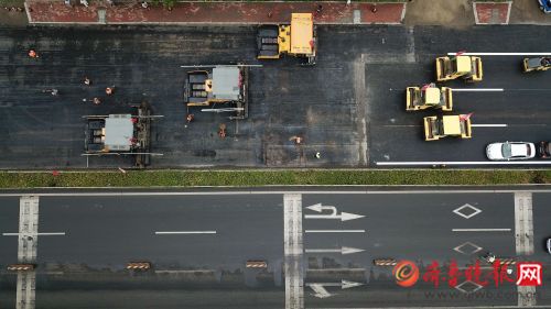 国道220正整修,先行区主干道华丽变身 济南首次参照城市道路标准养护干线公路