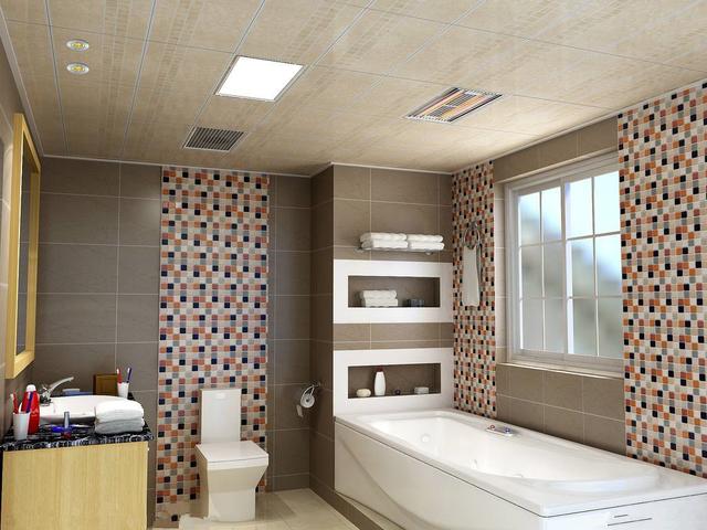 卫生间装修,吊顶扣板用复合板还是铝制品?钱差不少,效果也不同