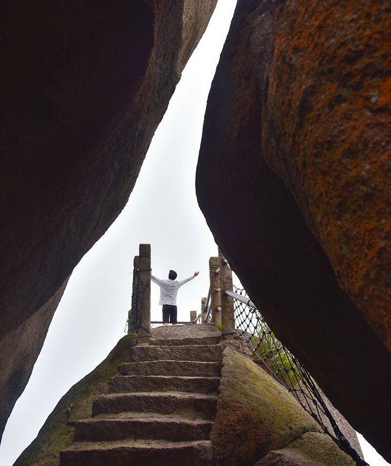 天然石雕,山无棱,天地合,乃敢与君绝