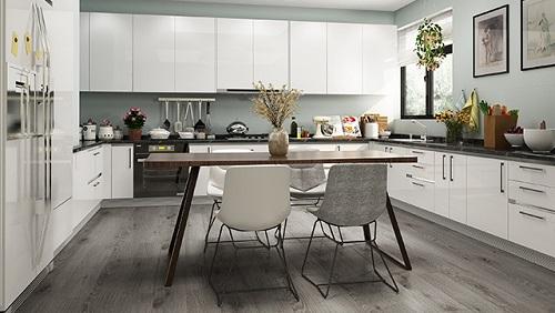 只要选对材质，做好养护，厨房也能铺木质地板，了解一下吧