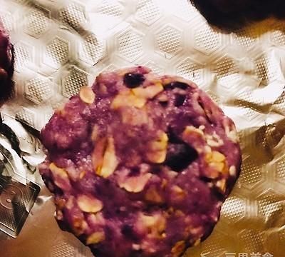 燕麦紫薯饼干 网红美食我来做