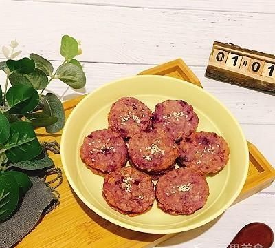 燕麦紫薯饼干 网红美食我来做