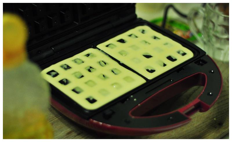 华夫小饼干，在家自己做好吃又好看的小点心