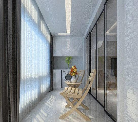 装修施工要在阳台上安装洗衣机,怎么走水管?