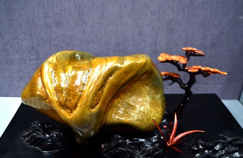 贵州安顺：200余件石雕精品集体亮相石博会（高清组图）