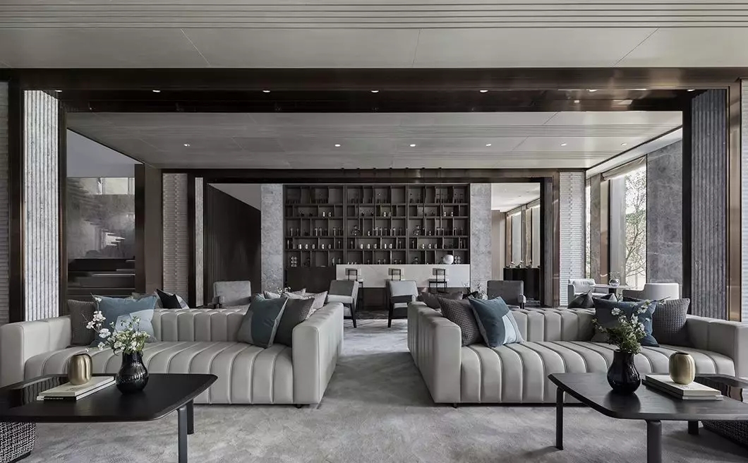 装修公司案例|大理石+高级灰,自然又奢华的顶级设计!