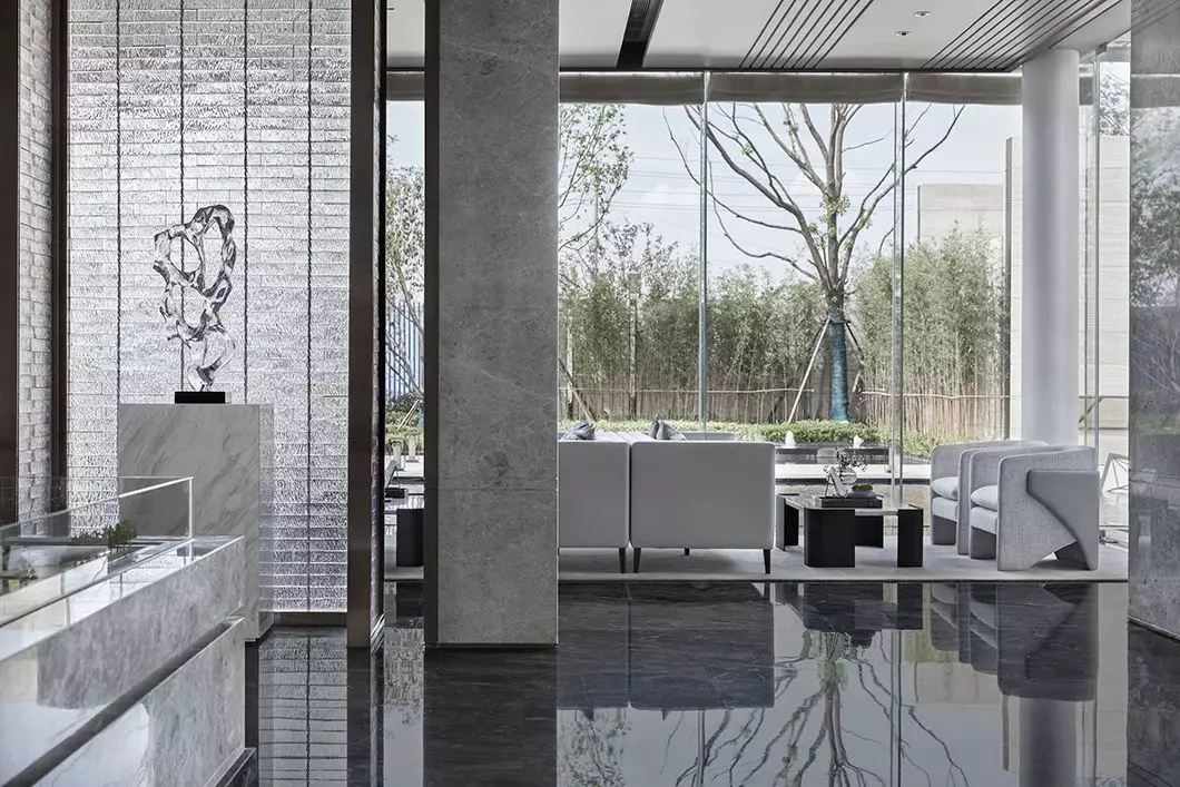 装修公司案例|大理石+高级灰,自然又奢华的顶级设计!