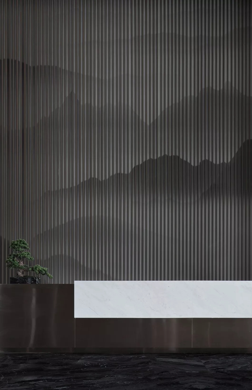 装修公司案例|大理石+高级灰,自然又奢华的顶级设计!