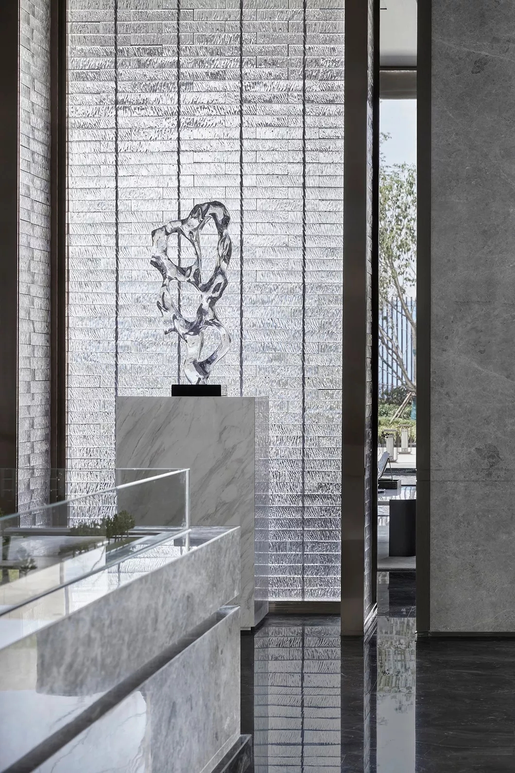 装修公司案例|大理石+高级灰,自然又奢华的顶级设计!