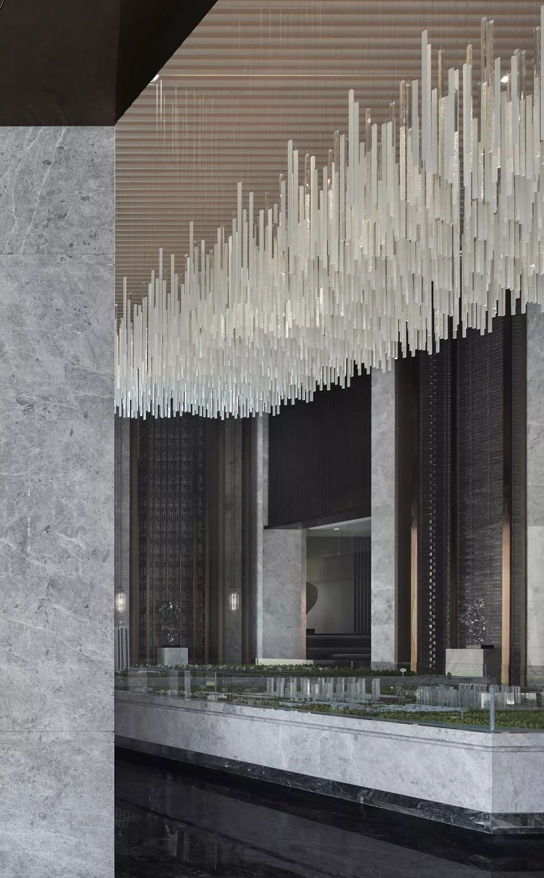 装修公司案例|大理石+高级灰,自然又奢华的顶级设计!