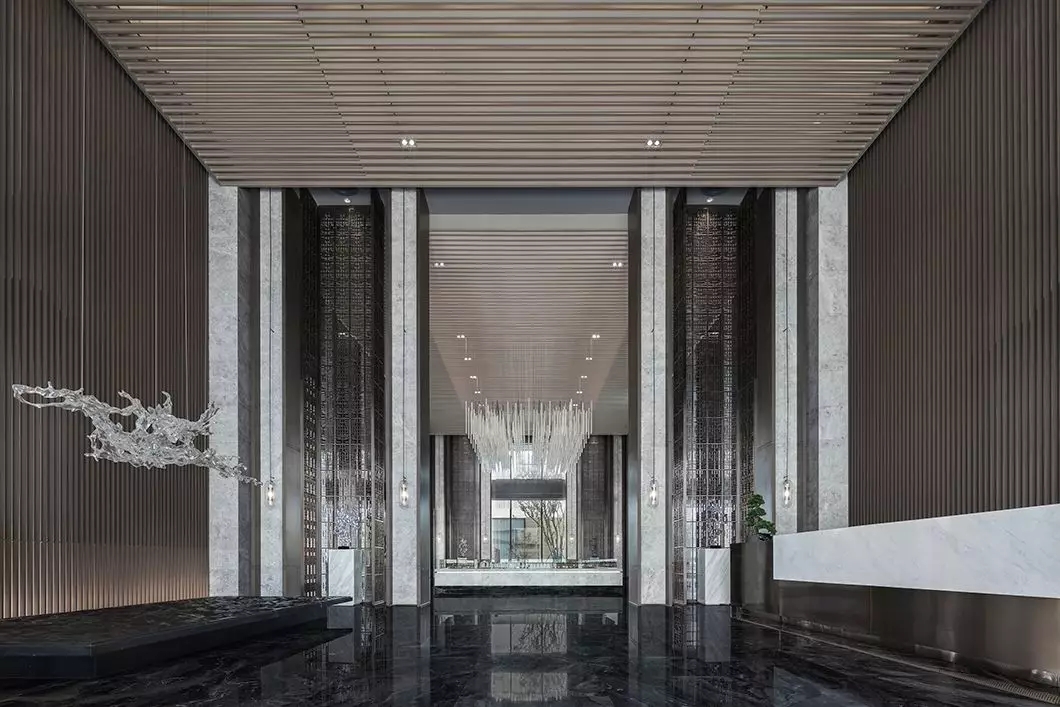 装修公司案例|大理石+高级灰,自然又奢华的顶级设计!