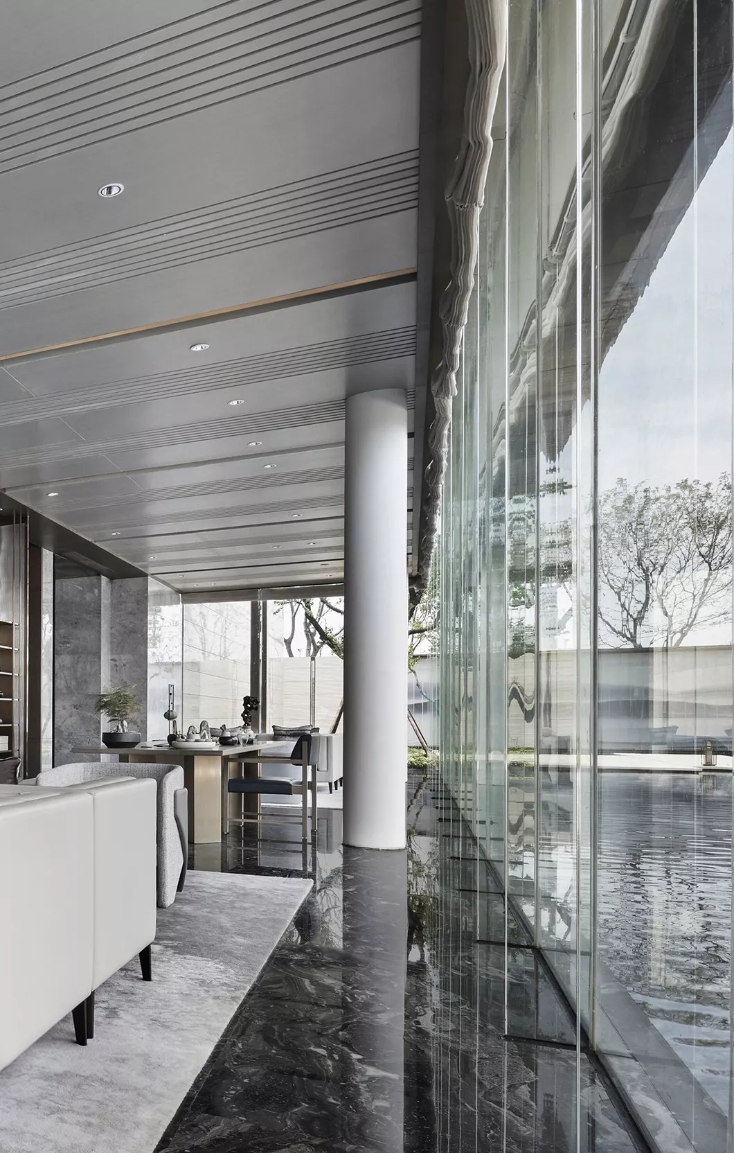 装修公司案例|大理石+高级灰,自然又奢华的顶级设计!