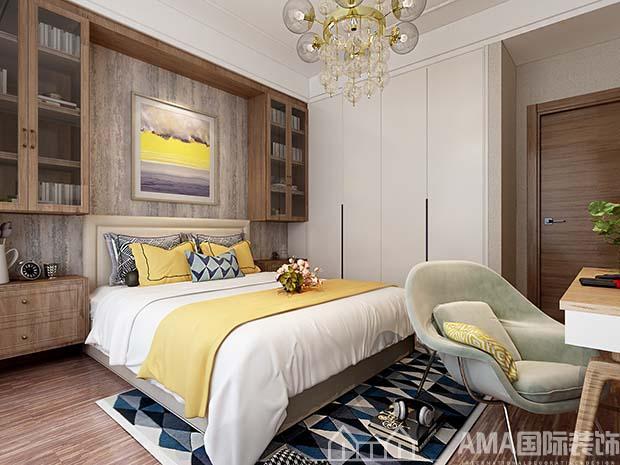 济南章丘天马相城180平新中式大平层装修案例-AMA国际装饰