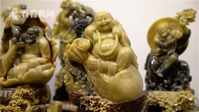 青田石雕大师展:在上海红蔓堂举行