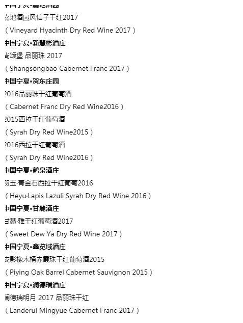 2019亚洲葡萄酒大奖赛：中国拿下28枚奖牌