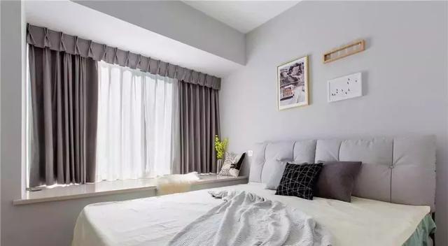 109平北欧三居,大理石+木饰面打造的电视墙你见过吗?