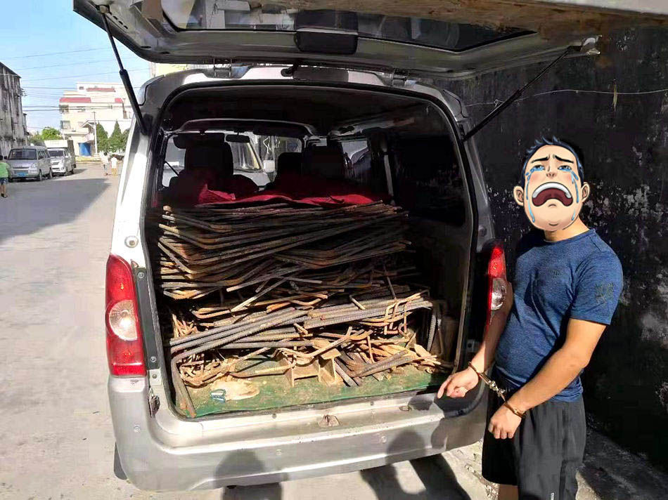 开平多个工地钢材失窃 原来是团伙作案