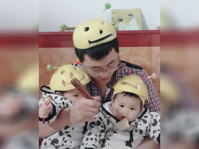 “天线宝宝奶爸”带娃走红
