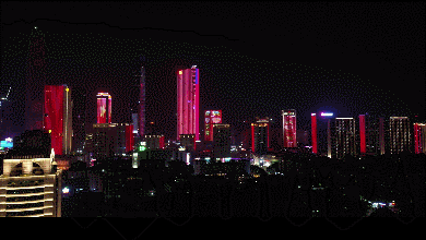 光影喷泉表演时间加场了！昨晚无数东莞人挤爆这里！