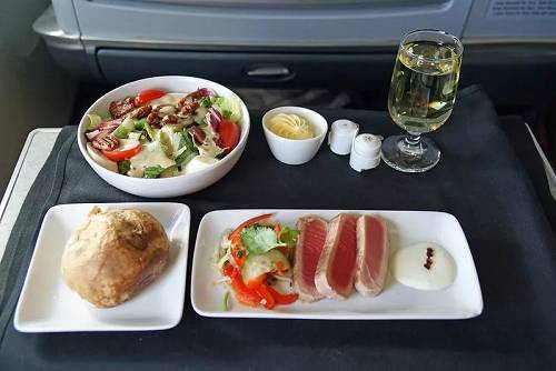 美国航空公司(American Airlines)的餐食 / 网络