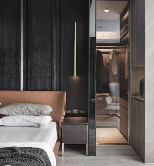 黑白灰的大理石家装