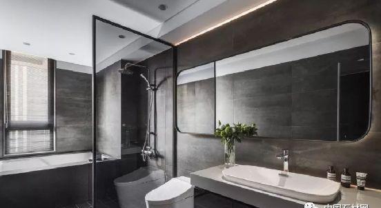 黑白灰的大理石家装