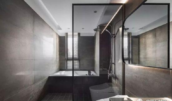 黑白灰的大理石家装